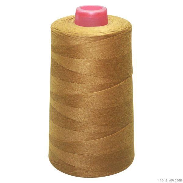 Cotton wrap polyester filament core spun thread