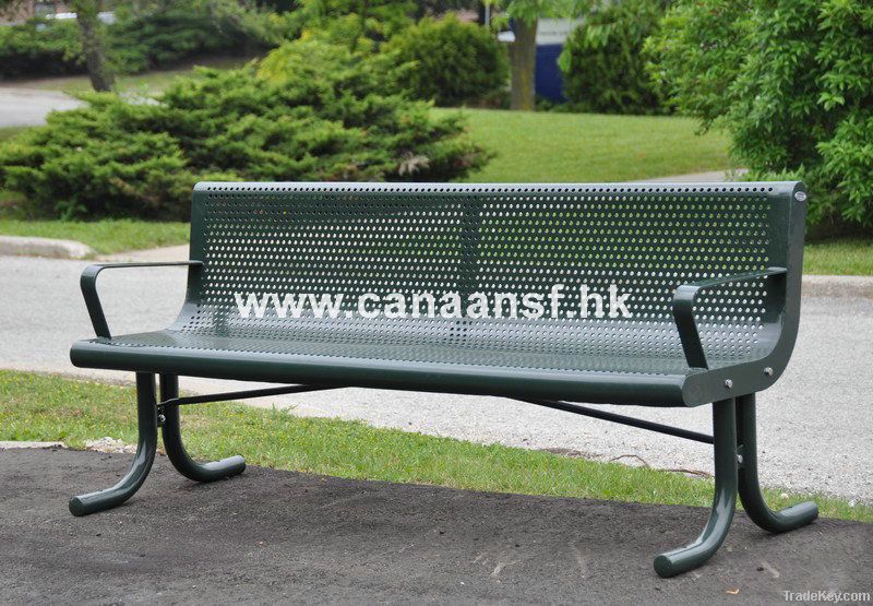 Perforated Metal Bench