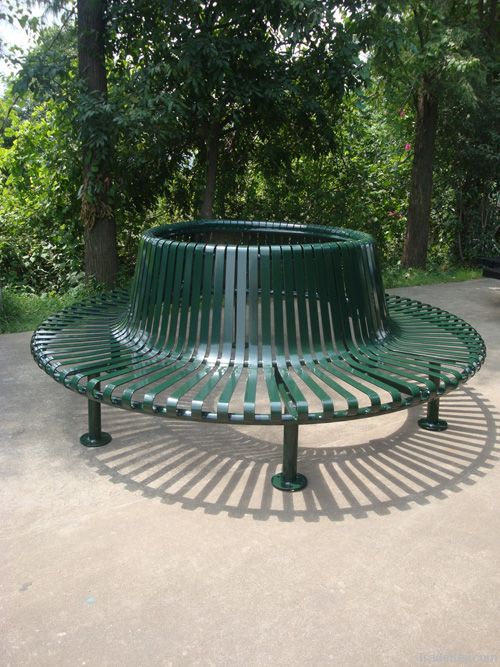 Flatted Metal Circle Chair