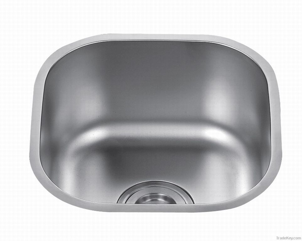 Single bowl undermount kitchen sink