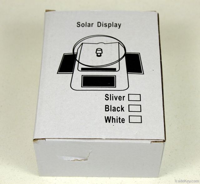 Solar Power Display 360 Degree Turnable Plate