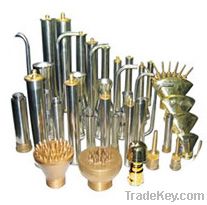 Fountain nozzles(brass & brass chromplated material)