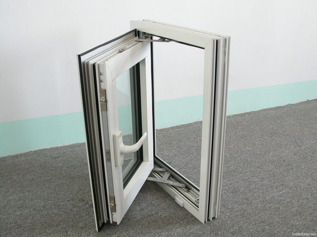 double glazed aluminium casement window