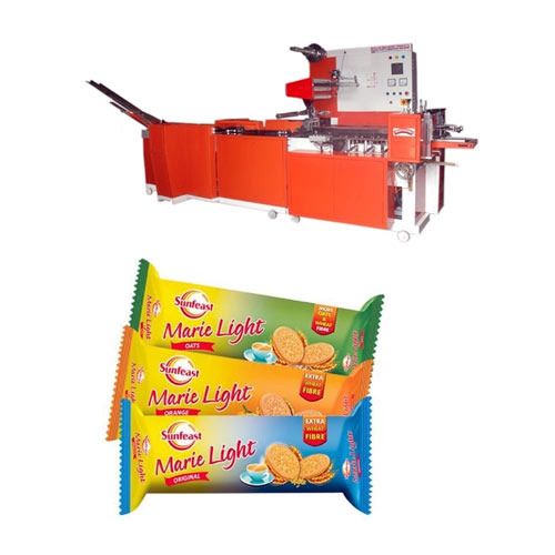 On Edge Biscuit Packaging Machine