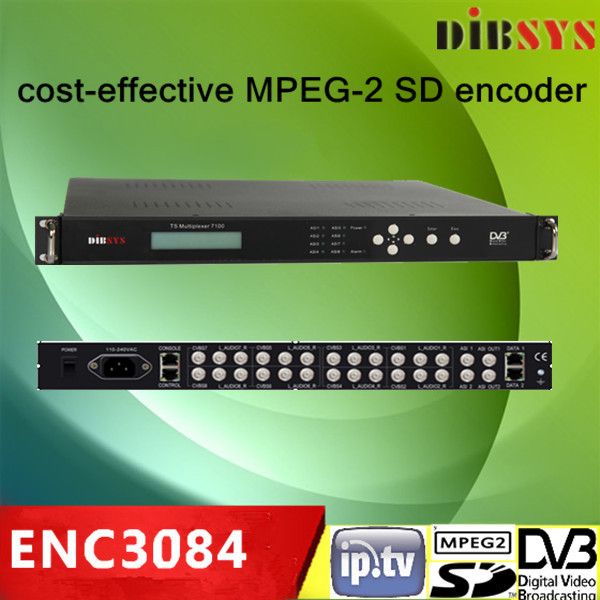 8 in 1 low bitrate MPEG-2 SD Encoder