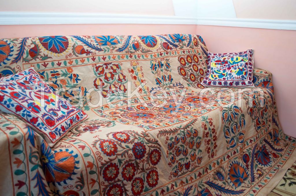 Suzani  bed cover