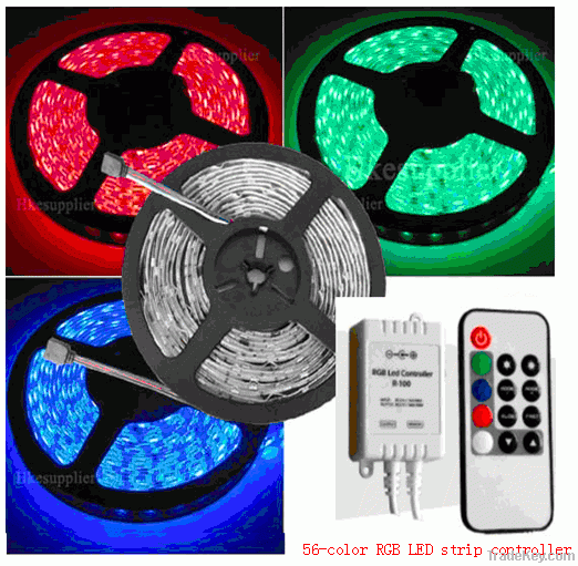 56-color RGB LED Strip and Controller