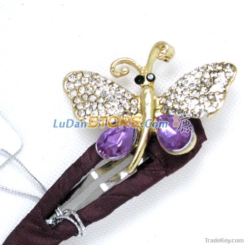 Batterfly Alloy Modern Design Hair clip Christmas'Gift