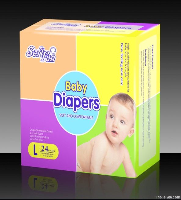 disposable breathable baby diaper