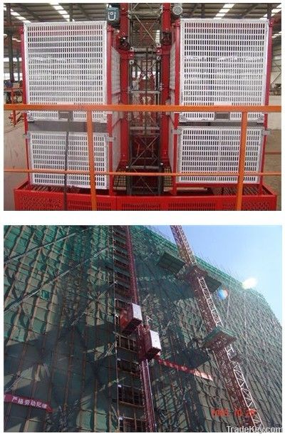 Double Cages Construction Hoist