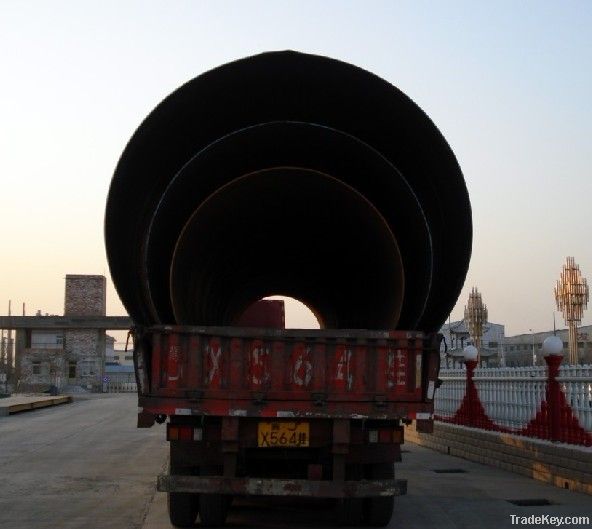 3PE API5L SSAW steel pipe for water