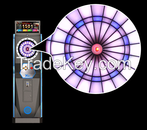 indoor dart machine with online dart game