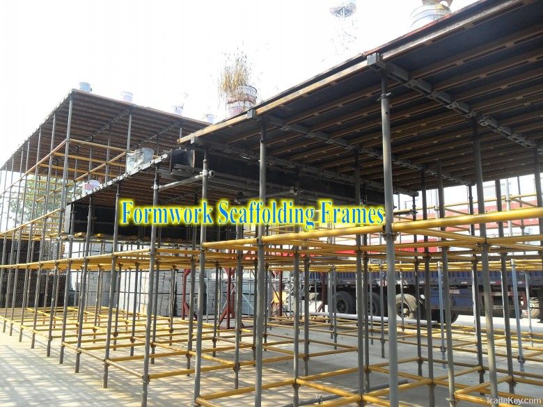 construction scaffolding, scaffold, formwork system