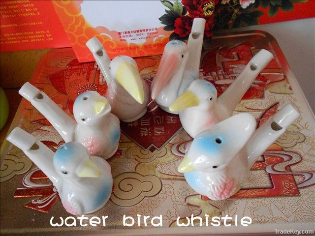 water Bird Whistle, clay bird, Ceramic whistling bird