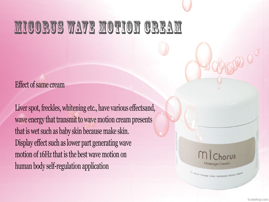 Micorus wave massage cream