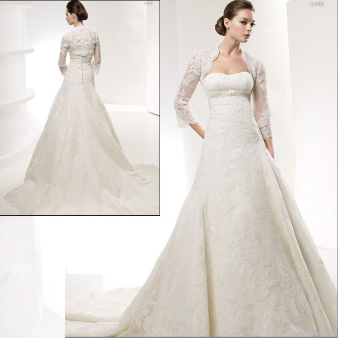 Charming wedding gown F020