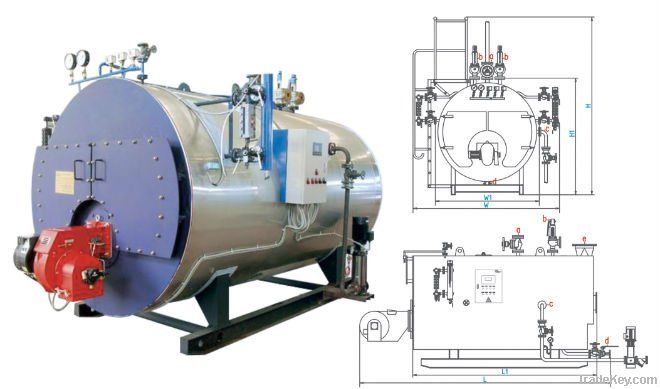 WNS OIL&GAS FIRED STEAM BOILER