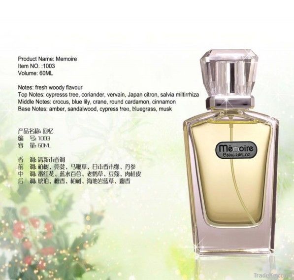 60ml Memoire1003 original designer men perfume