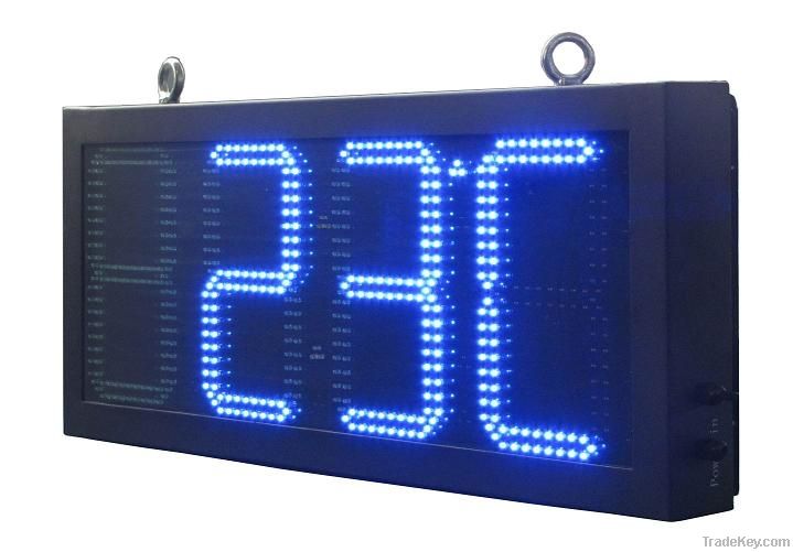 10inch led time&temp sign