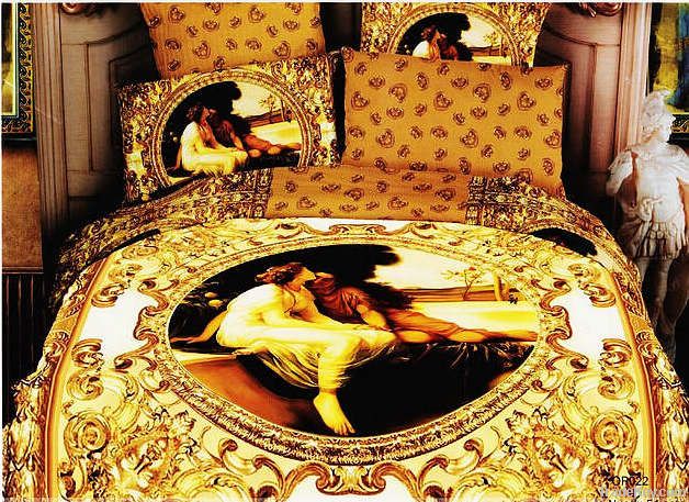 Hot sale Oil Printing Bedding sheet set