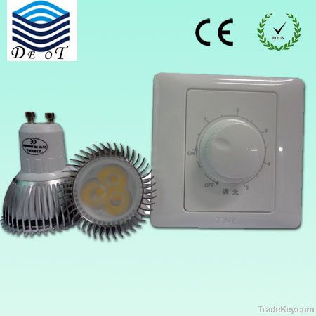 Dimmer LED Spot Light 100-240V RoHS and CE