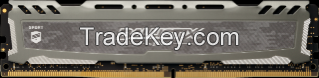 Ballistix Sport LT Gray 4GB DDR4-2400MHz Desktop Ram- UDIMM