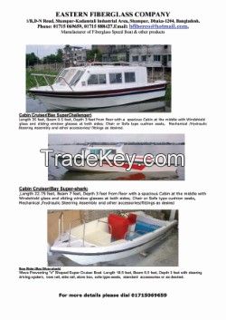 Cabin Cruiser Boats and Bow rider Speed boats