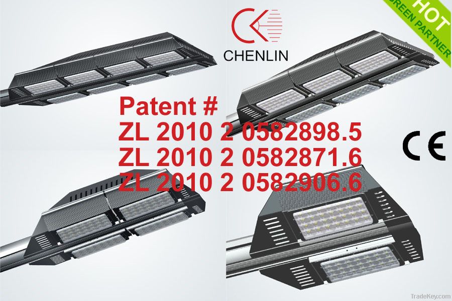 220W LED Street Light of modular design with 3 patents