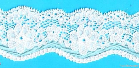 elastic spandex nylon lace trim