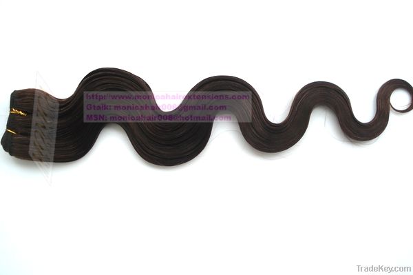 Human Hair Weft Extensions