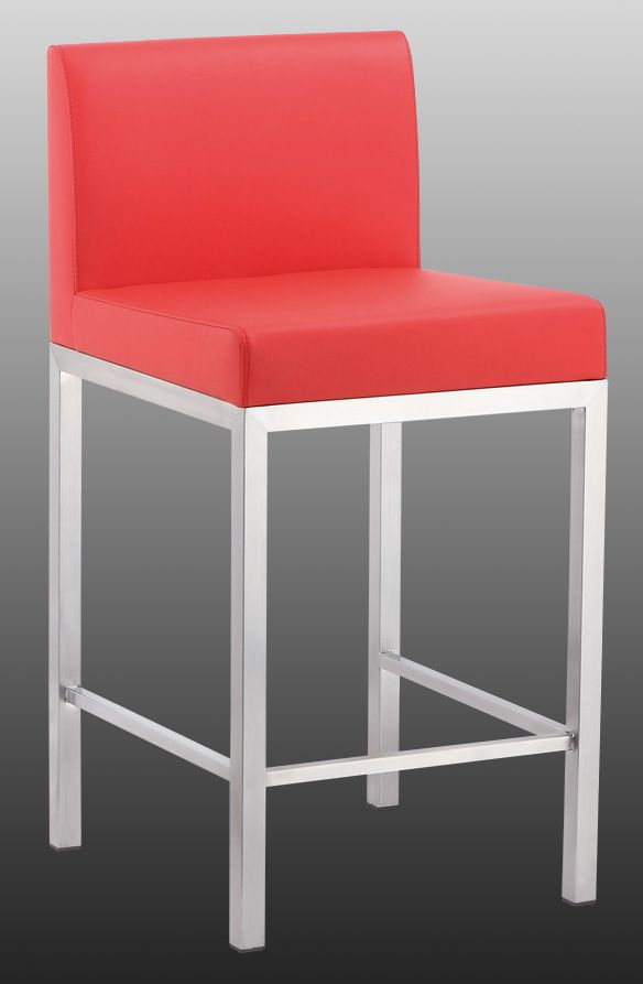 Brushed Stainless Steel Bar Stool