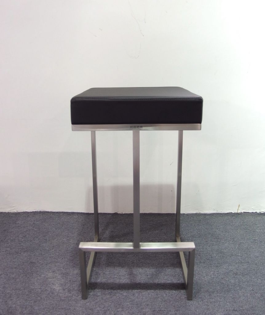 Brushed Stainless Steel Bar Stool