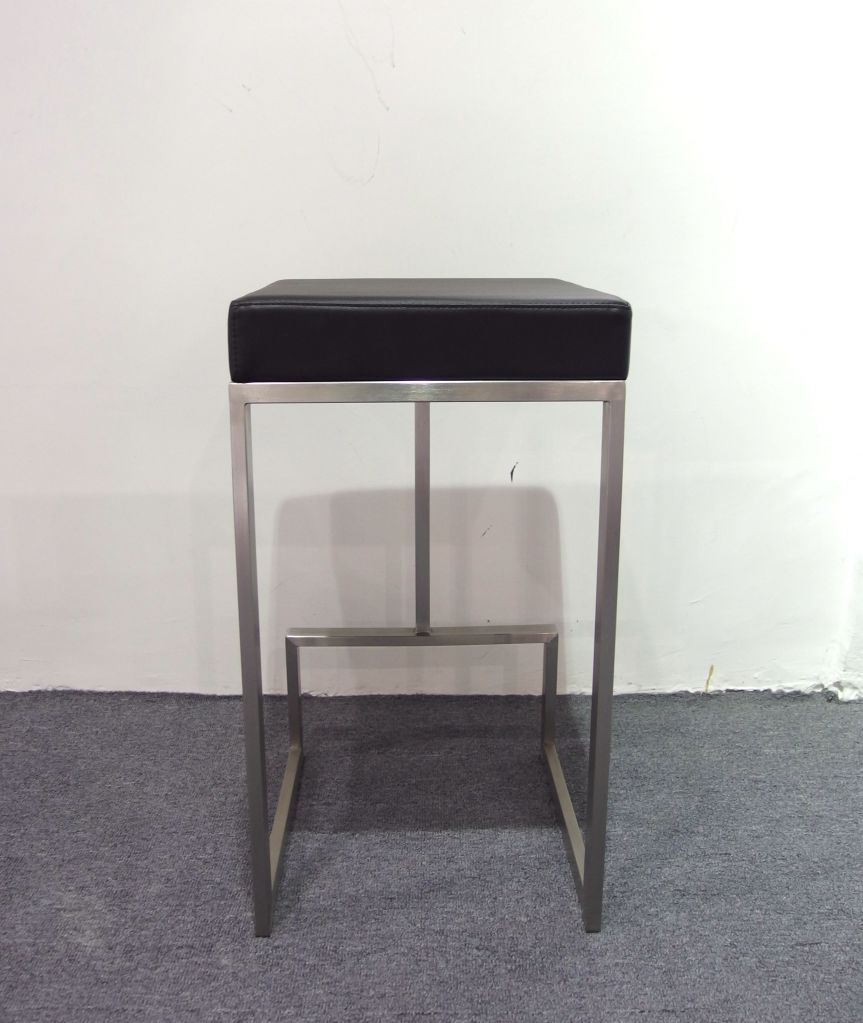 Brushed Stainless Steel Bar Stool