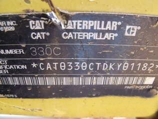 Used cat 330cl excavator