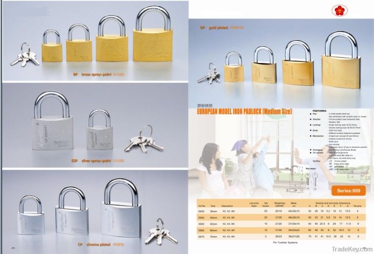 20mm brass padlock