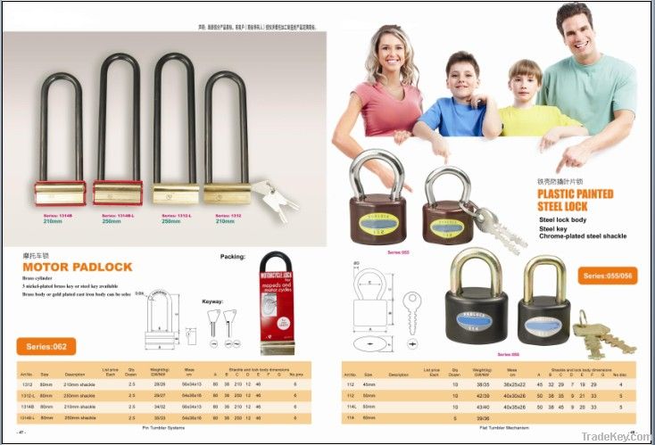 38mm iron grey padlock