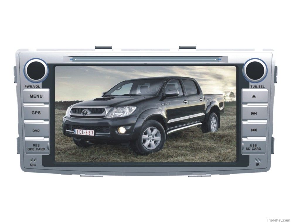 Car GPS DVD Player for Toyota Hilux 2012 With Bluetooth