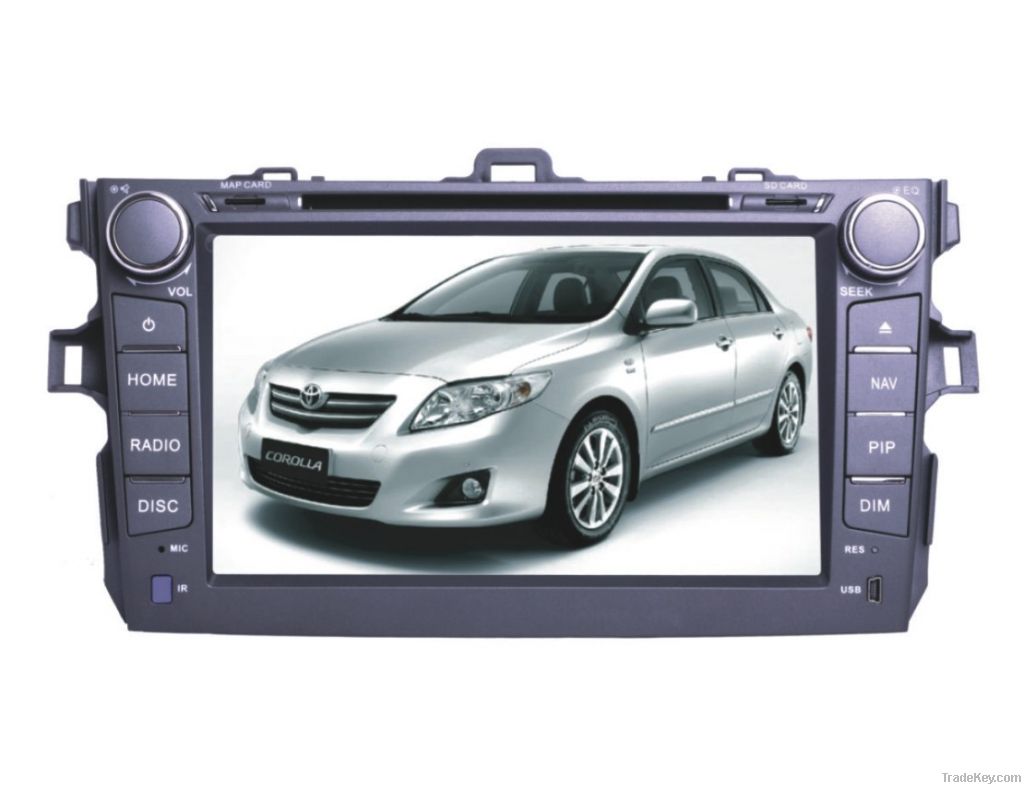 Car GPS DVD Player for Toyota Corolla with Bluetooth