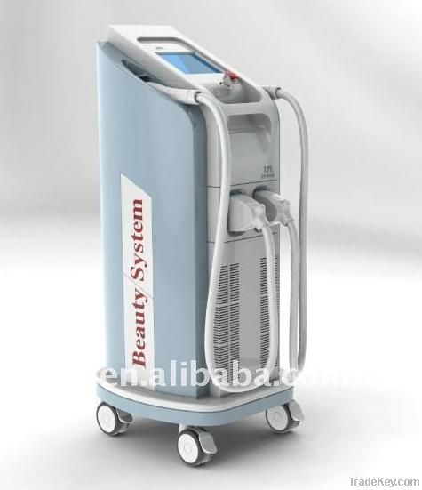 Vertical IPL hair removal beauty equipment