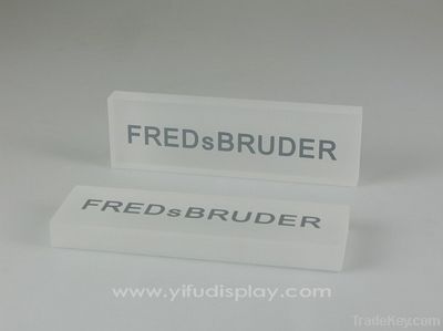 Forsted Acrylic nameplate (L030)
