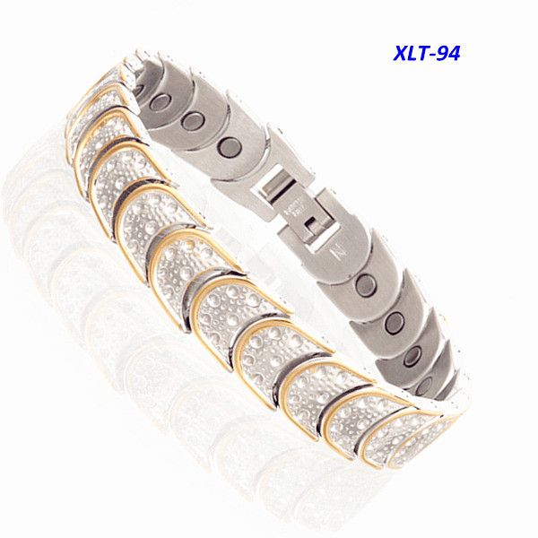 New fashion Magnetic crystal titanium/stainless steel bracelet