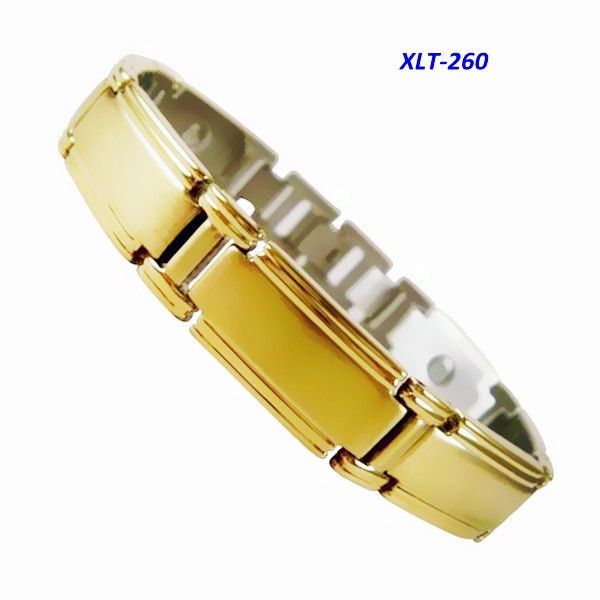 New Fashion Magnetic Crystal Titanium/stainless Steel Bracelet