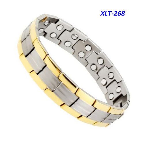 New Fashion Magnetic Crystal Titanium/stainless Steel Bracelet