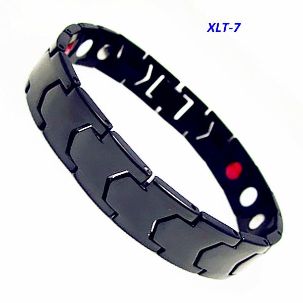 New Fashion Magnetic Crystal Titanium/stainless Steel Bracelet