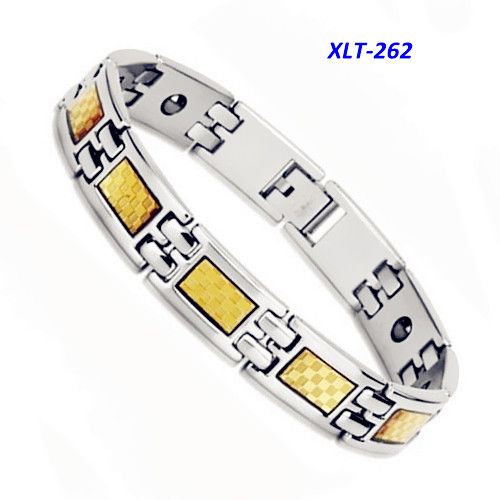 New fashion Magnetic crystal titanium/stainless steel bracelet