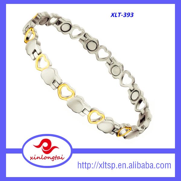 XLT-73   Wholesale pure titanium health therapy ion energy bracelet