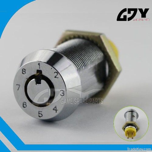 Code Changeable Cam Lock eight Variable round Plug Switch Key Lock
