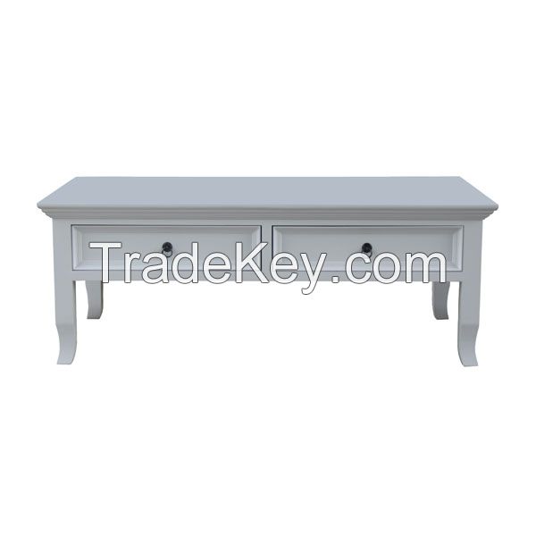 white coffee table 