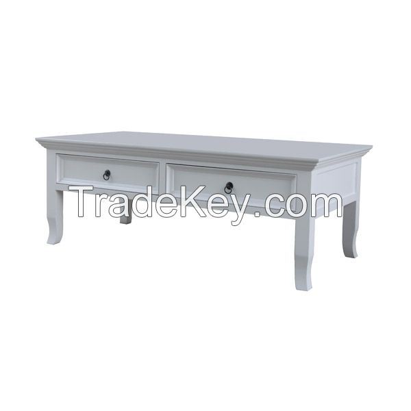 white coffee table 