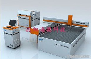 CNC waterjet cutting machine for plastic, foam, rubber, and more